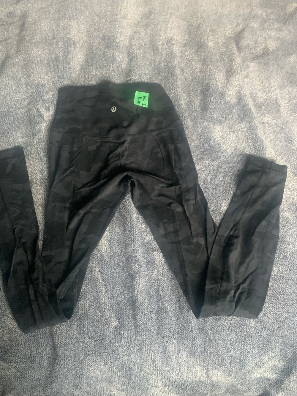 lululemon athletica Kids' Black Camo Performance Leggings